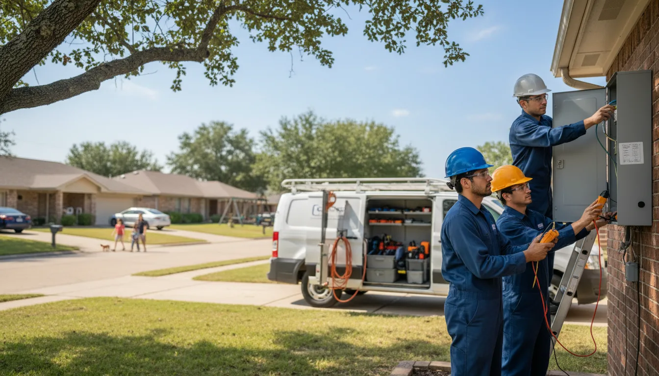 Certified electrician providing emergency electrical services in Leonard, MO